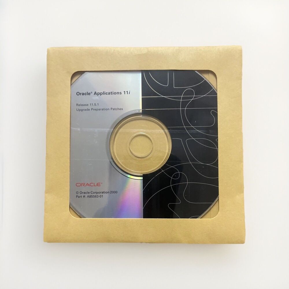 Vintage Oracle Applications 11i 11.5.1 Doc CD ERP Database Software